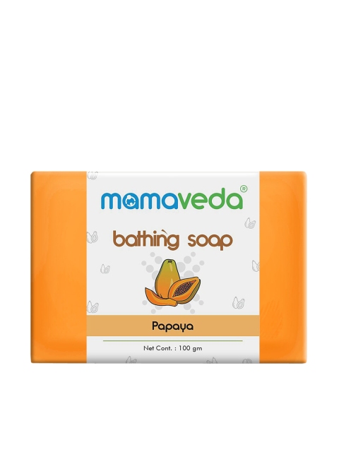 

Mamaveda Papaya Bathing Soap 100 g, Orange