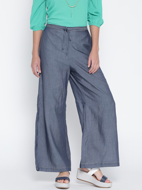 

Biba Blue Chambray Palazzos
