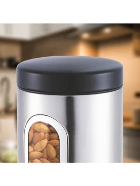 

SignoraWare Silver-Toned Solid Stainless steel Storage Container