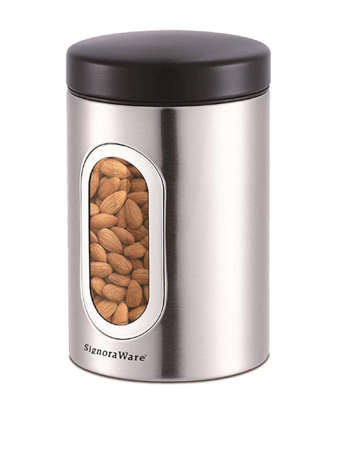 

SignoraWare Silver-Toned Solid Modular Steel Container 950ml