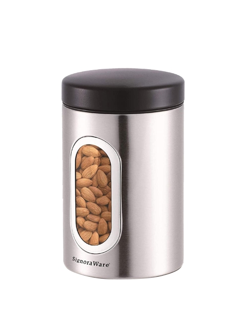 

SignoraWare Transparent Stainless Steel Storage Containers 350 ml, Silver