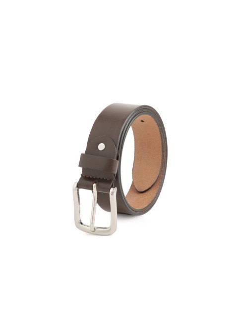 

CRUSSET Men Brown Leather Belt