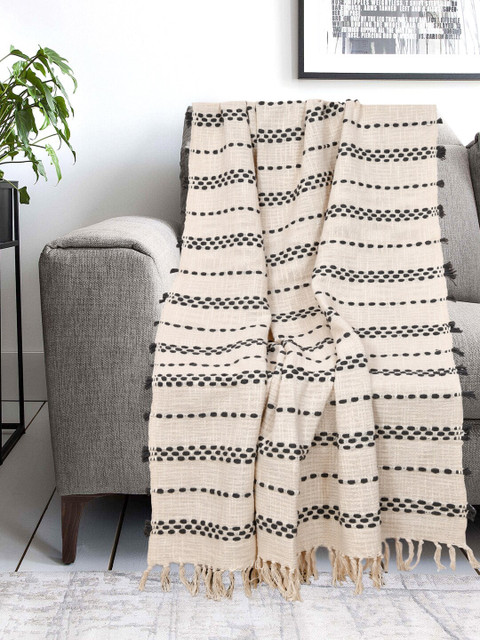 

Gulaab Jaipur Cream Printed Throw