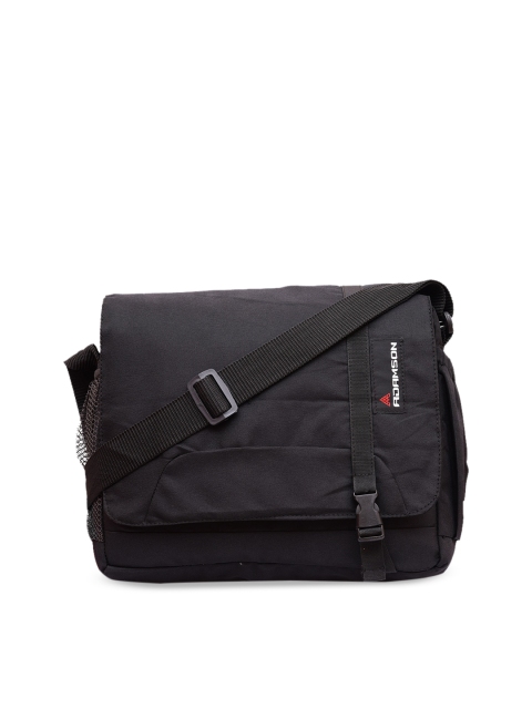 

ADAMSON Black Structured Sling Bag