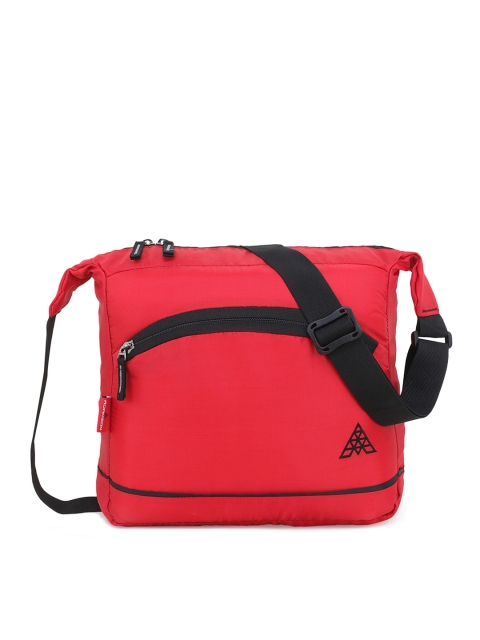 

ADAMSON Red Structured Sling Bag