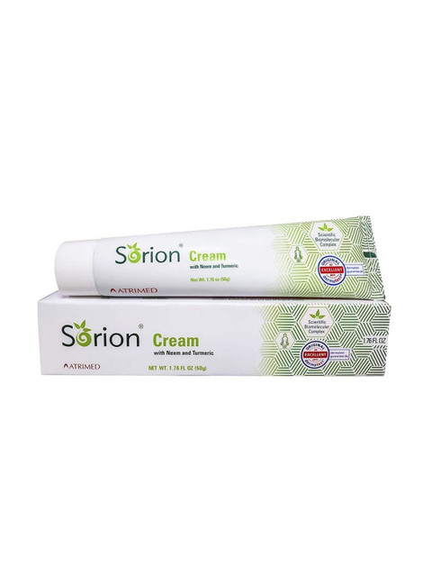 

Atrimed Plant Science Sorion Cream with Neem & Turmeric - 50 g, White