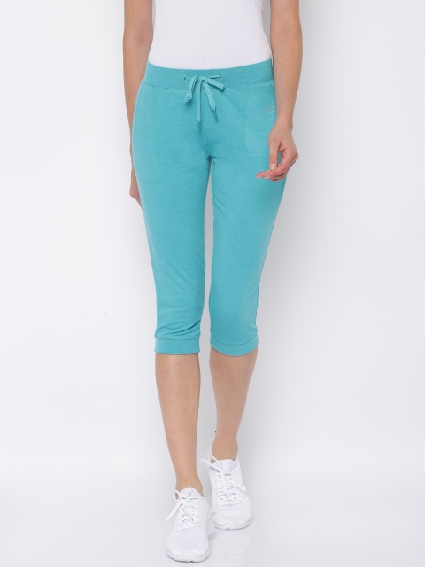 

Ajile by Pantaloons Women Blue Solid Regular Fit Capris