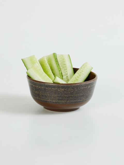 

Home Centre Brown Melamine Textured Bowl