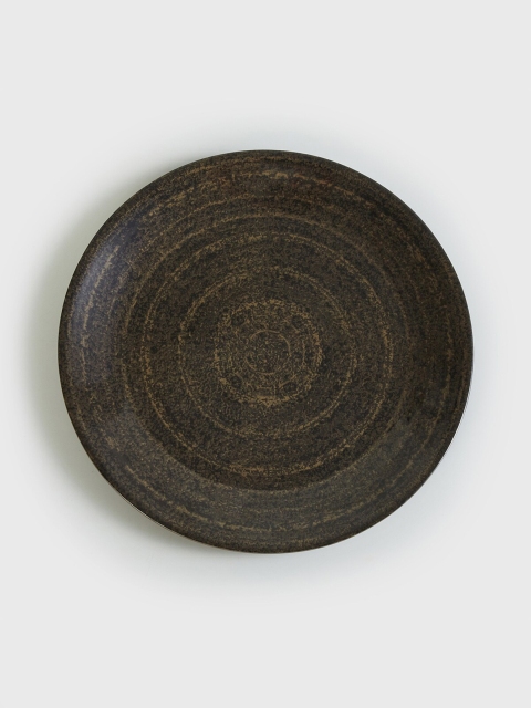 

Home Centre Brown Textured Melamine Glossy Dinner Plate