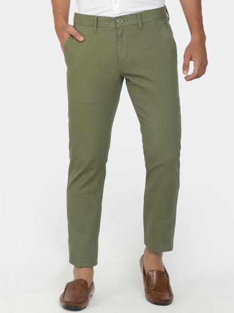

Cherokee Men Olive Green Trousers