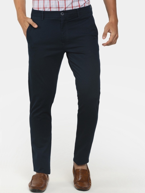 

Cherokee Men Blue Solid Trousers