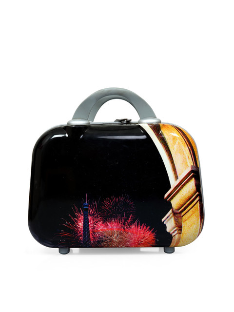 

Polo Class Black Printed Hard-Sided Vanity Bag