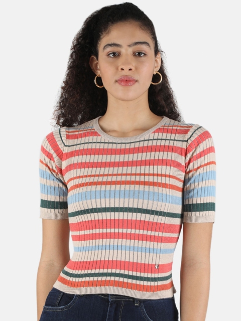 

Monte Carlo Multicoloured Striped Fitted Top, Multi