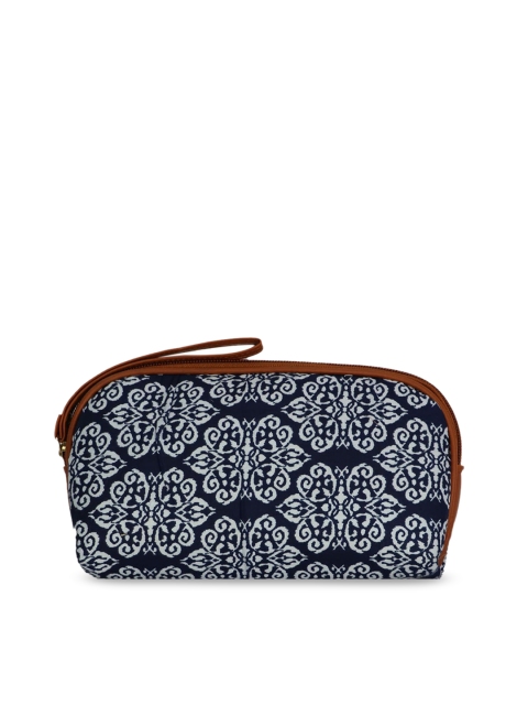 

LELYS Blue Ethnic Motifs Printed Structured Sling Bag