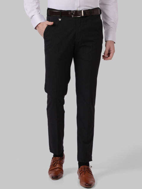 

Park Avenue Men Black Slim Fit Formal Trousers