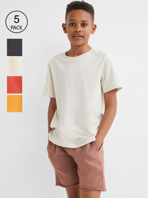 

H&M Brown & Grey 5-Pack Sweatshirt Shorts