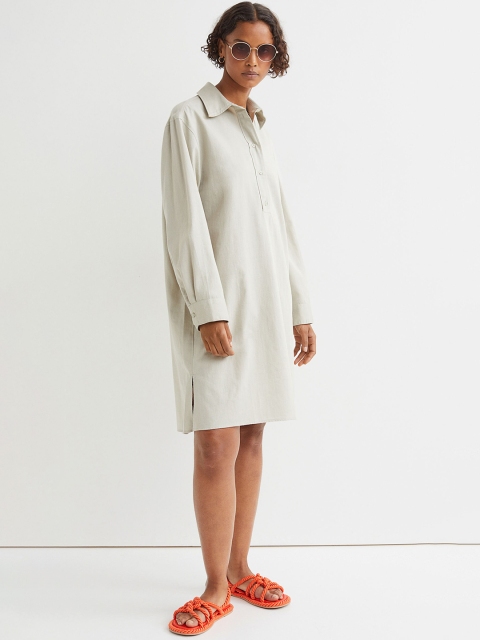 

H&M Women Green Shirt Dress
