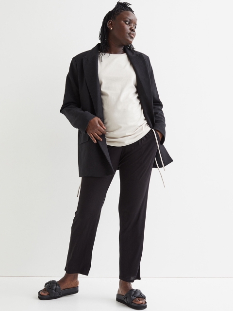 

H&M Black MAMA Jersey Trousers