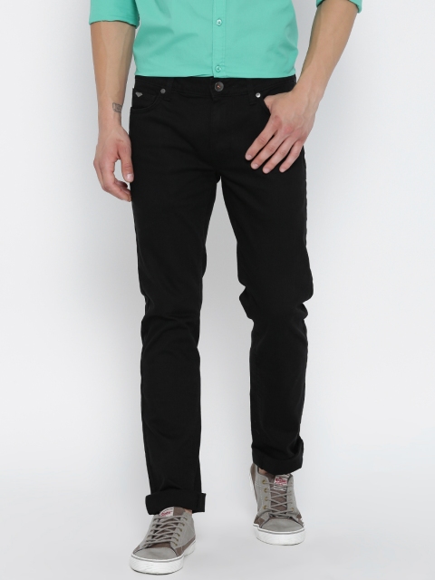 

United Colors of Benetton Men Black Skinny Fit Stretchable Jeans