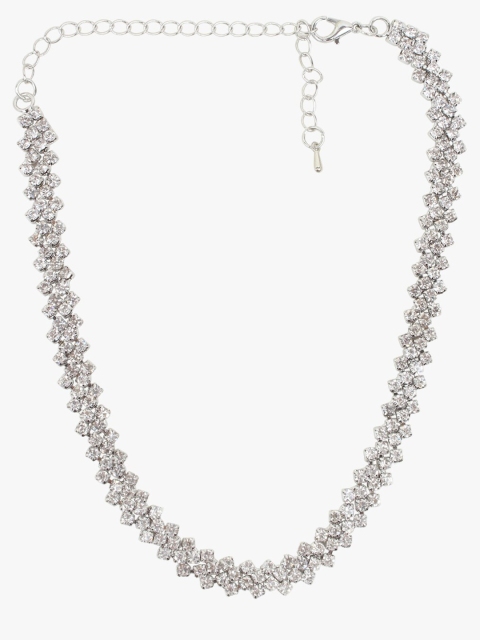 

KACY Silver-Plated Sterling Silver Choker Necklace