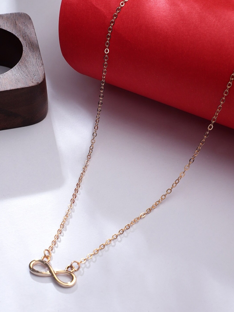 

KACY Gold-Plated Infinity Necklace