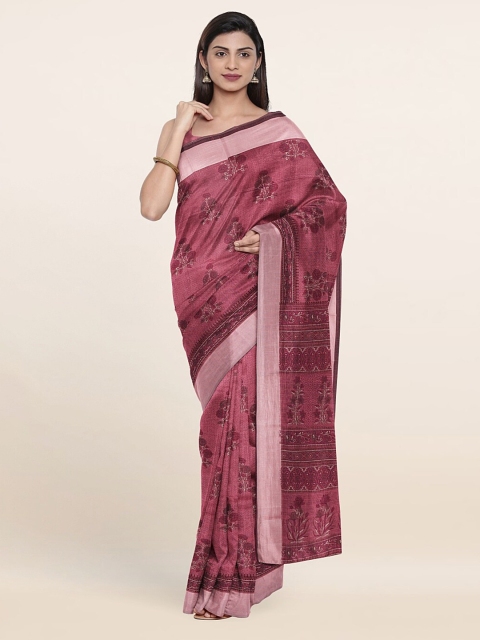 

Pothys Rose Ethnic Motifs Printed Saree