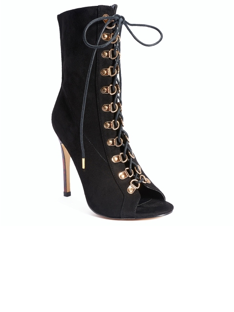 

Truffle Collection Women Black Solid Gladiators