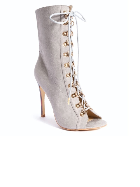 

Truffle Collection Women Grey Solid Gladiators