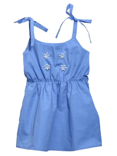 

Mish Organic Blue Cotton Fit and Flare Dress
