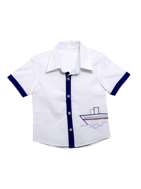 

Mish Organic Boys Blue Classic Casual Shirt