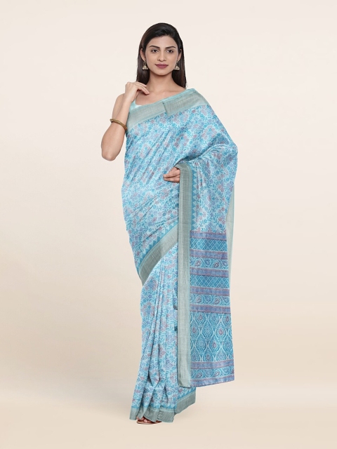 

Pothys Pink & Magenta Floral Saree