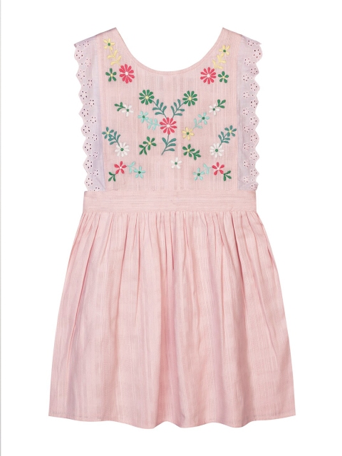 

Budding Bees Yellow Floral Denim Dress