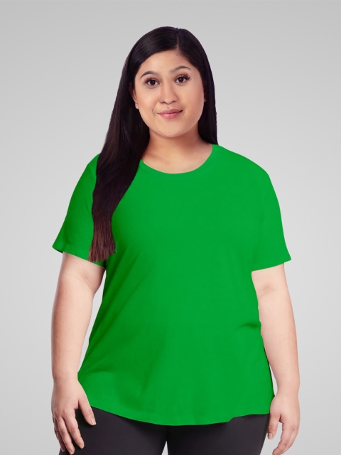 

Pootlu Women Green T-shirt