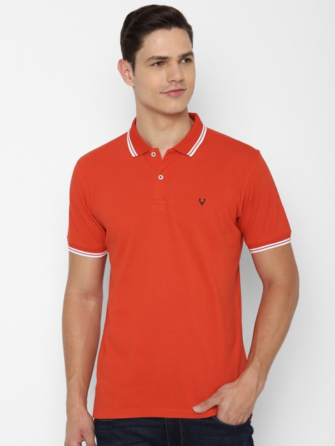 

Allen Solly Men Red Polo Collar T-shirt