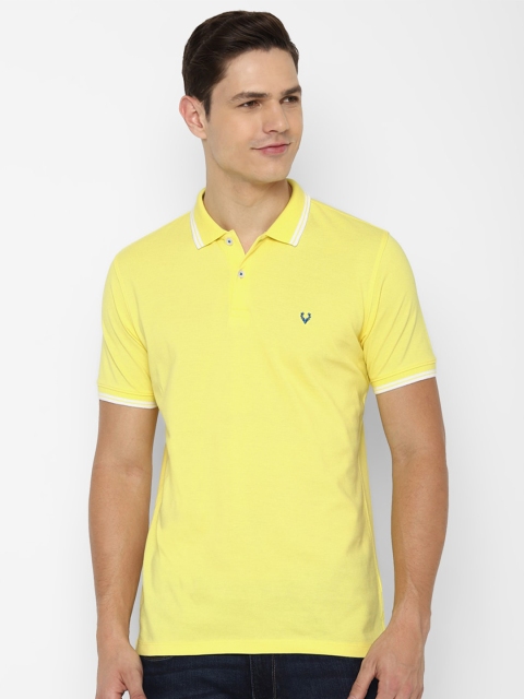 

Allen Solly Men Yellow Polo Collar T-shirt