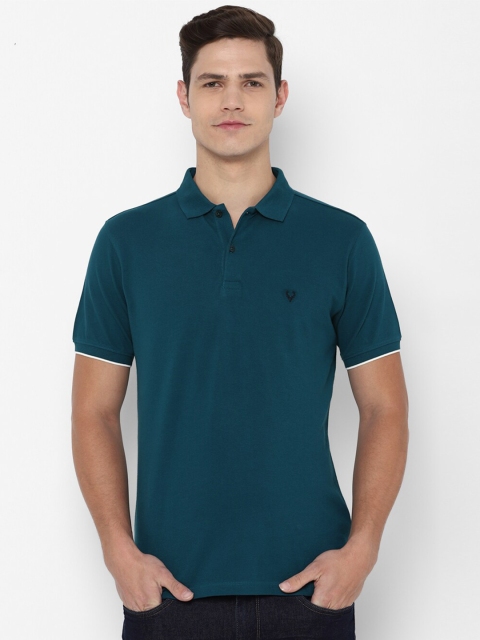 

Allen Solly Men Green Polo Collar Applique T-shirt