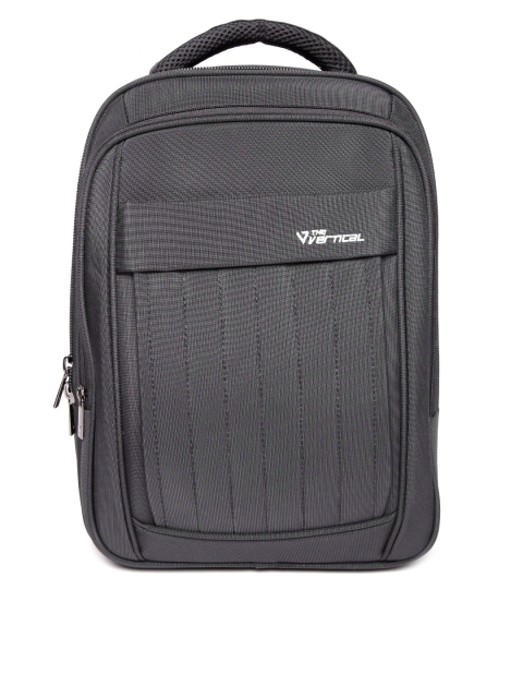 

THe VerTicaL Unisex Black Solid Laptop Backpack