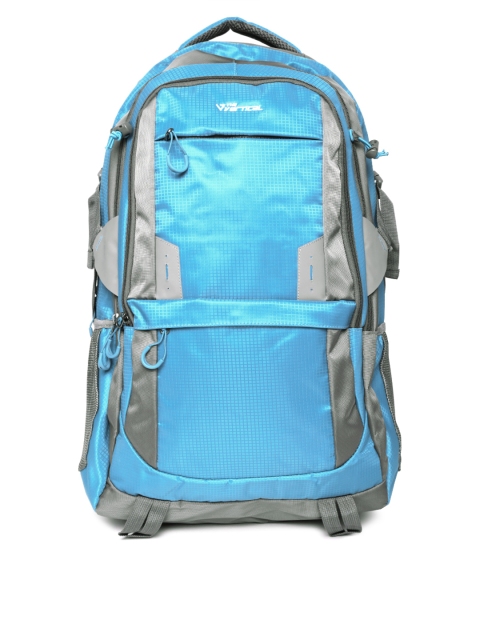 

THe VerTicaL Unisex Blue Solid Laptop Backpack