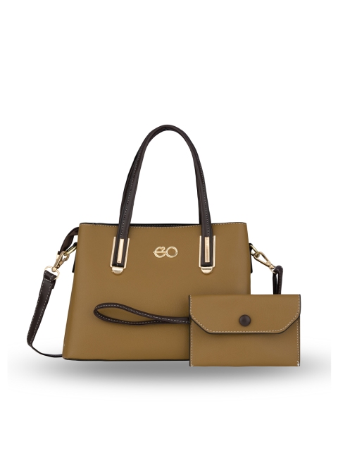 

E2O Yellow PU Structured Handheld Bag
