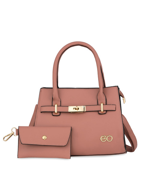 

E2O Pink PU Structured Handheld Bag