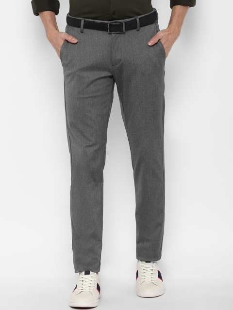 

Allen Solly Men Grey Slim Fit Trousers