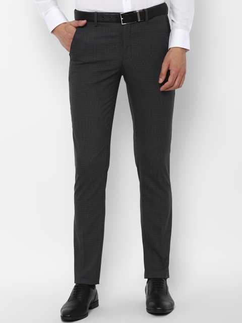 

Louis Philippe Men Grey Slim Fit Trousers