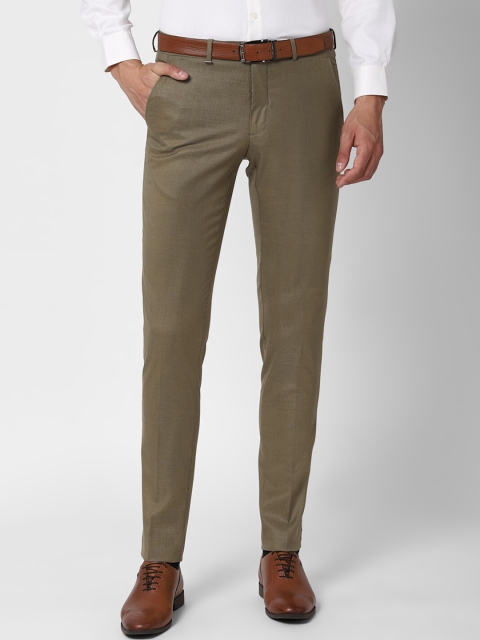 

Van Heusen Men Brown Slim Fit Formal Trousers