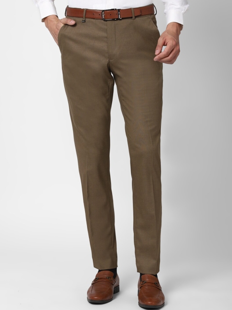 

Van Heusen Men Brown Slim Fit Trousers
