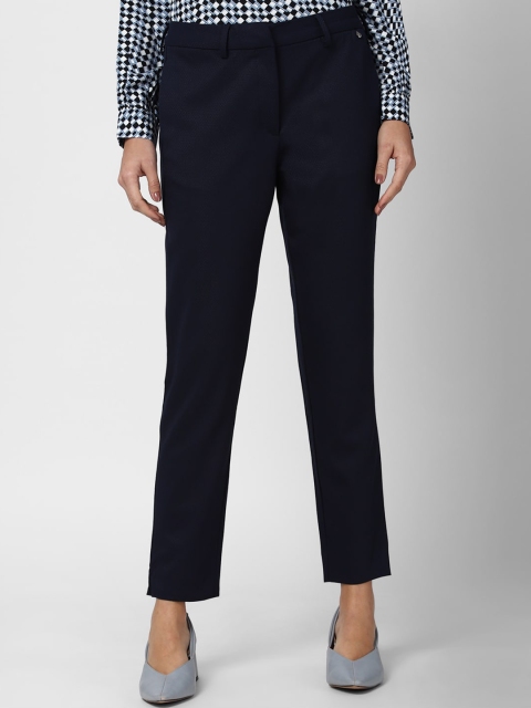 

Van Heusen Woman Women Navy Blue Slim Fit Trousers