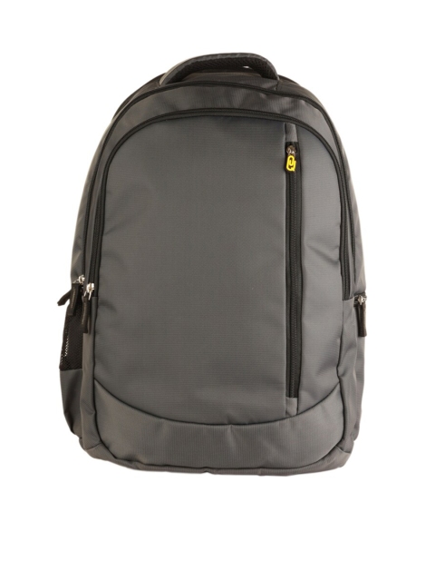 

QIPS Grey Solid Waterproof Backpack