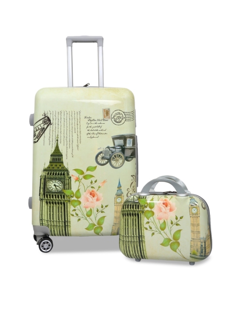 

Polo Class Set of 2 Green Trolley Bag with Vanity