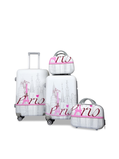 

Polo Class Set of 2 Trolley Bag with 2 Vanity Bag, White
