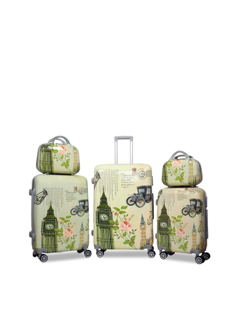 

Polo Class Set of 3 Green Trolley Bag with 2 Vanity