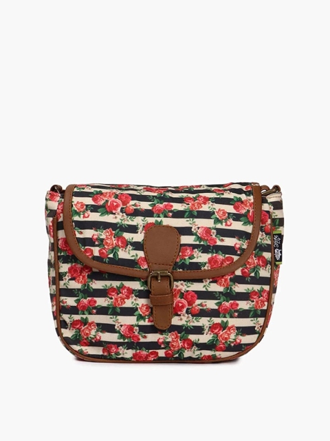 

Kanvas Katha Multicoloured Structured Sling Bag, Multi